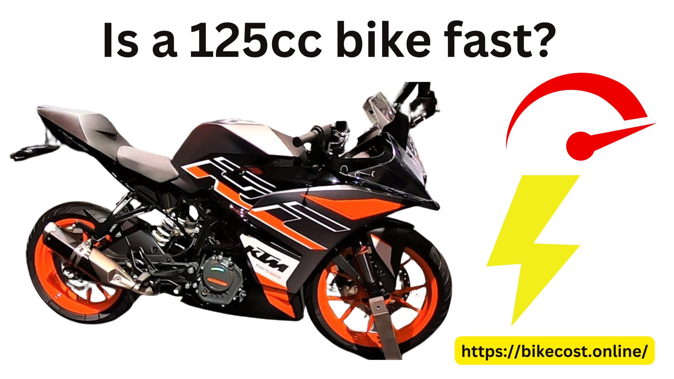 Is a 125cc bike fast?